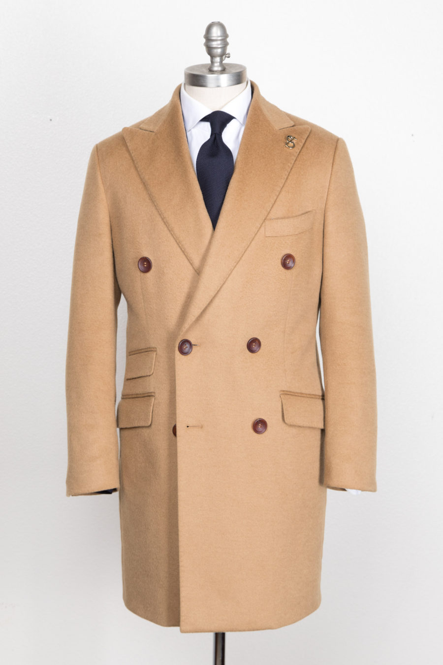 Mens Double Breasted Camel Hair Topcoat - The Coat Features A 6 X 3 ...